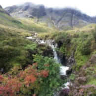 Waterfall the Road to Egol Scotland