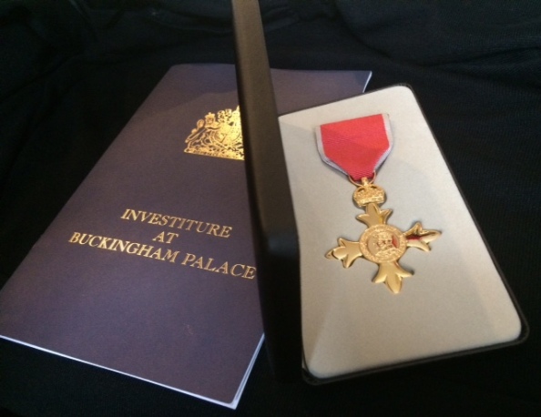 The medal and the programme
